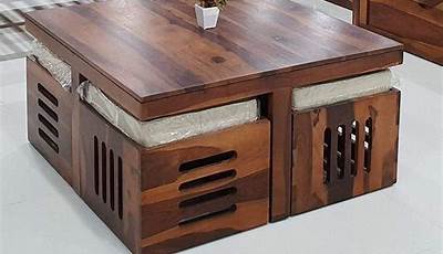 Tea Box Design Wooden Coffee Tables