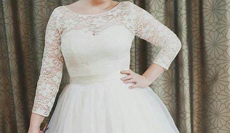 Vintage Tea Length Plus Size Wedding Dresses A Line Lace