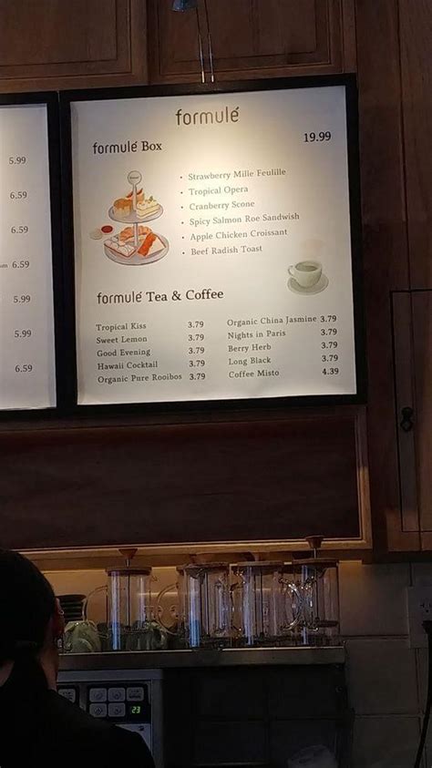 Tea Box Richmond Menu