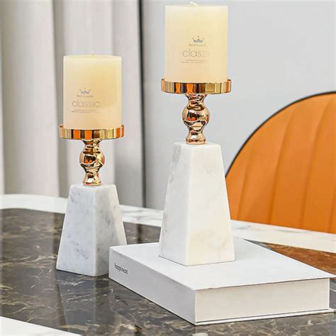 Tea Candle Holder Marble
