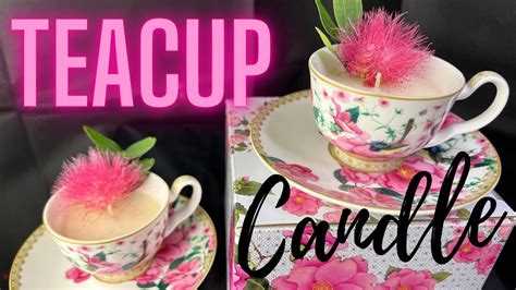 Tea Cup Candle Making