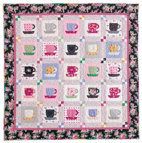 Tea Cup Quilt Block Pattern Free