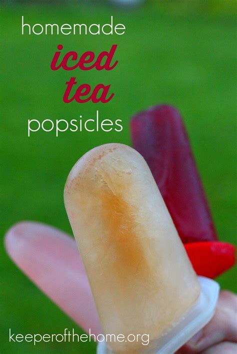 Tea Flavor Popsicles