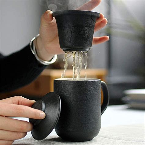 tea infuser mug ceramic