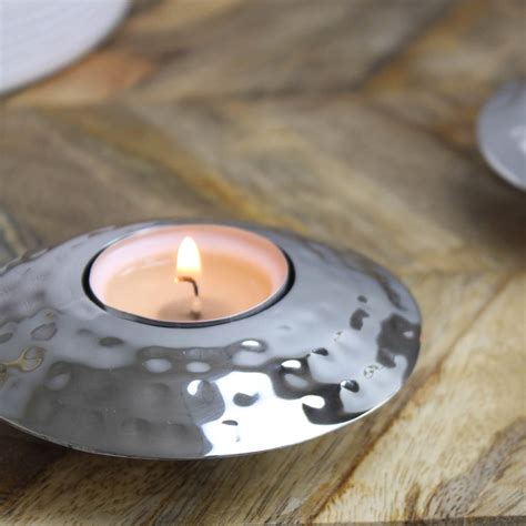 Tea Light Holders Silver
