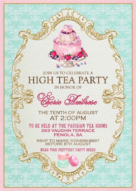 Layout High Tea