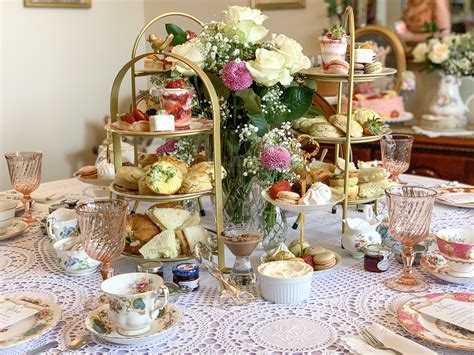 Bus Tea Party Setup
