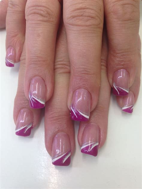 Tea Rose French Nails