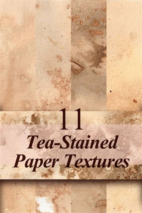 Tea Stained Paper Printable