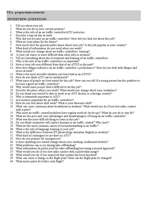 Tea Test Preparation