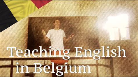 teach english in belgium