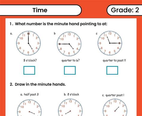 Teach Time In Grade 2