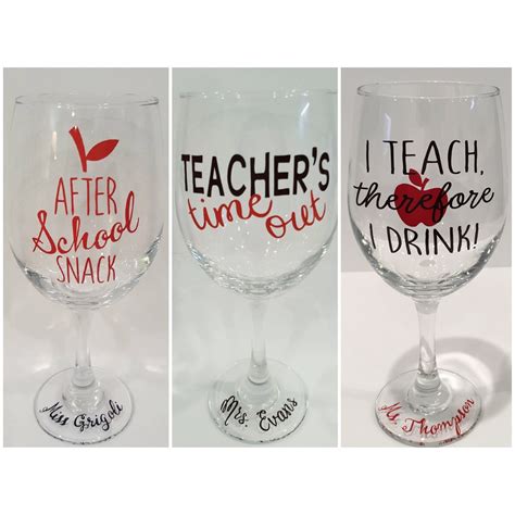 Teacher Wine Glass • REFASHIONABLY LATE