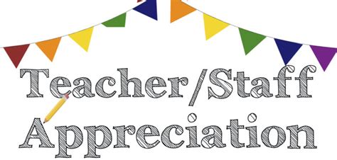 teacher and staff appreciation week 2023