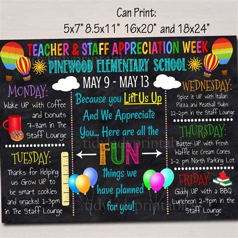 teacher appreciation week 2021 poster ideas