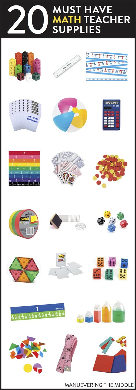 Teacher Supplies For Math