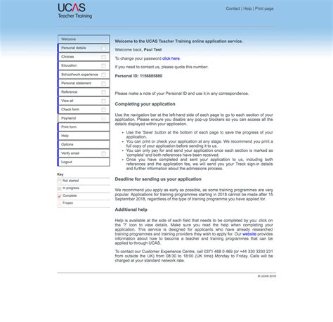 teacher training application ucas