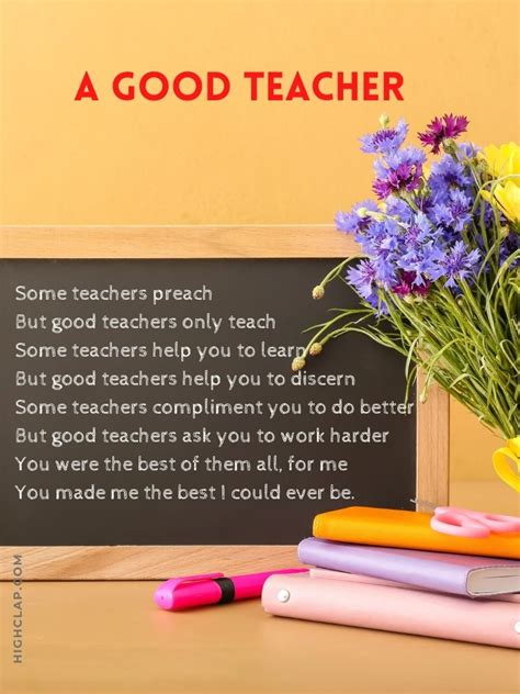 teachers day poem for kids