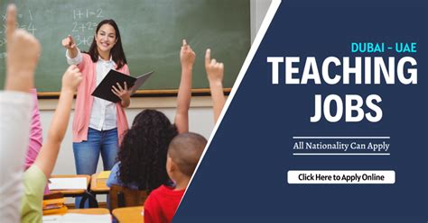 Teaching Jobs in Dubai Job Vacancies in UAE January 2021