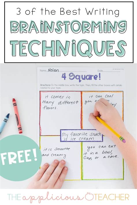 Teaching Brainstorming For Writing