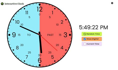 Teaching Clock Analogue And Digital