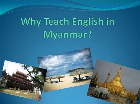 teaching english in myanmar