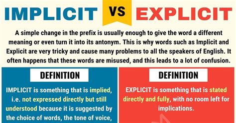 teaching implicit and explicit meaning