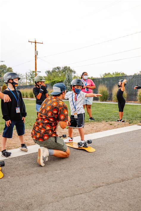 teaching longboarding skills