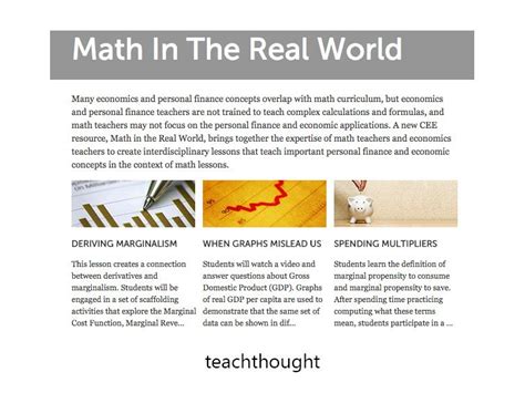 Teaching Math With Real World Examples