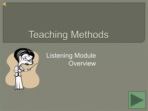 teaching methods listening