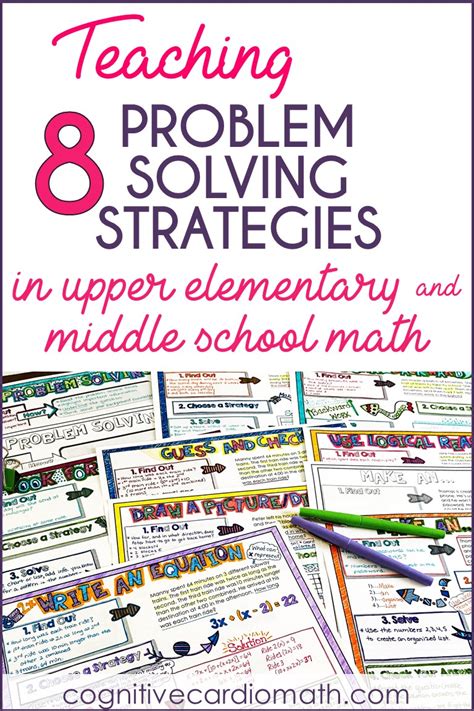 teaching problem solving strategies in math