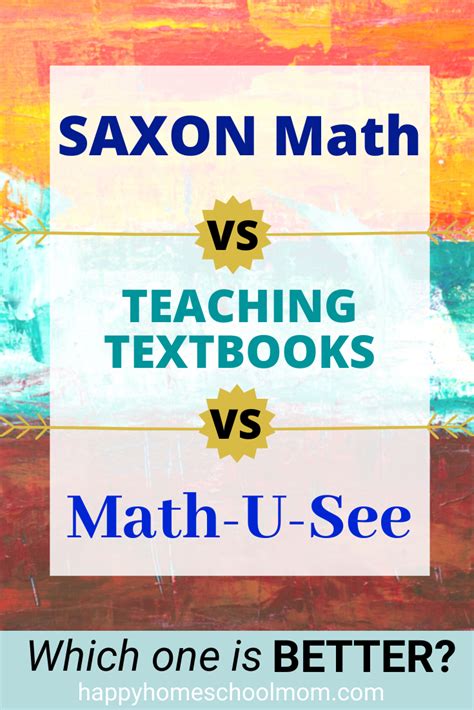 Teaching Textbooks Vs Saxon