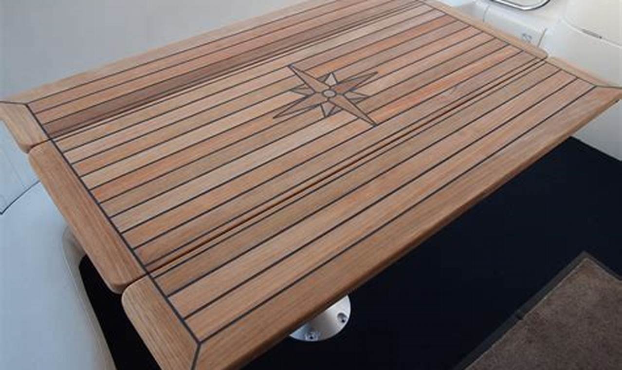 teak furniture for boats