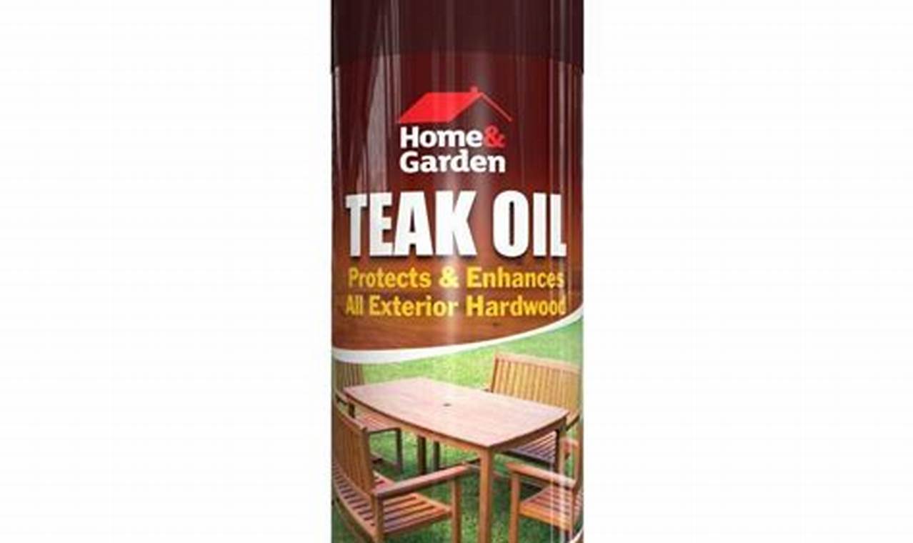 teak oil spray for garden furniture