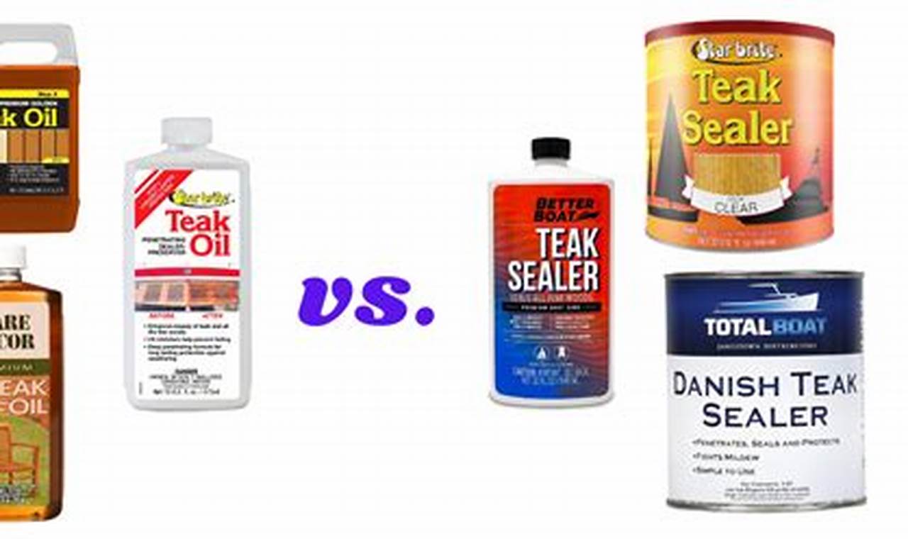 teak oil vs sealer