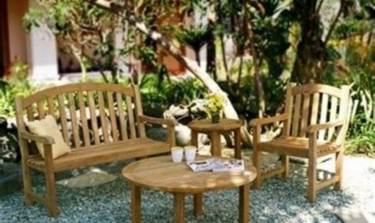 teak outdoor furniture calgary
