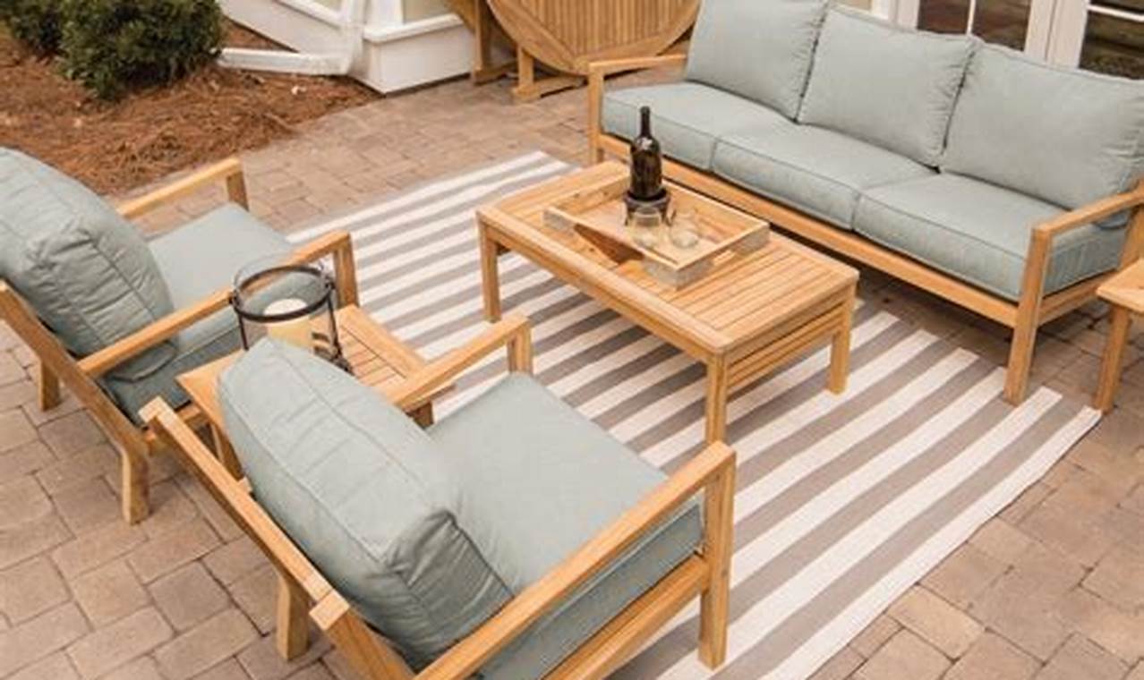 teak outdoor furniture collections
