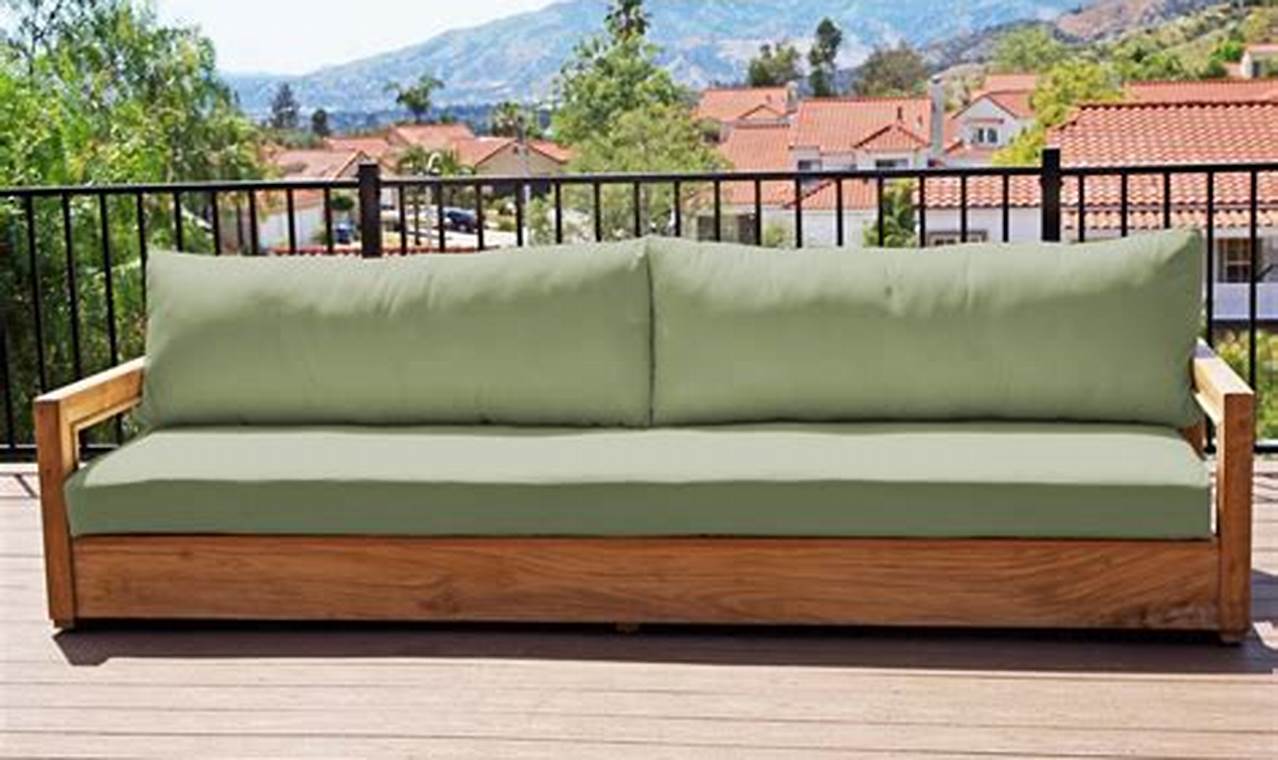 teak outdoor furniture cushions