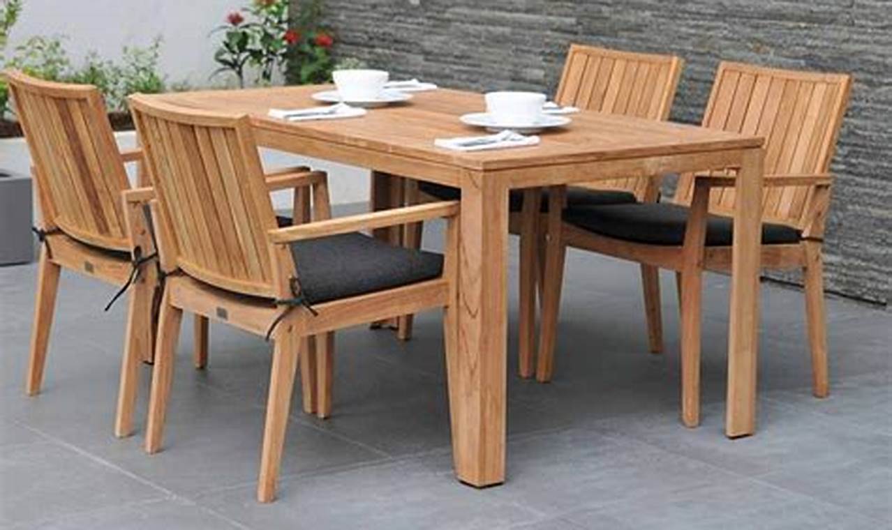 teak outdoor furniture manufacturer