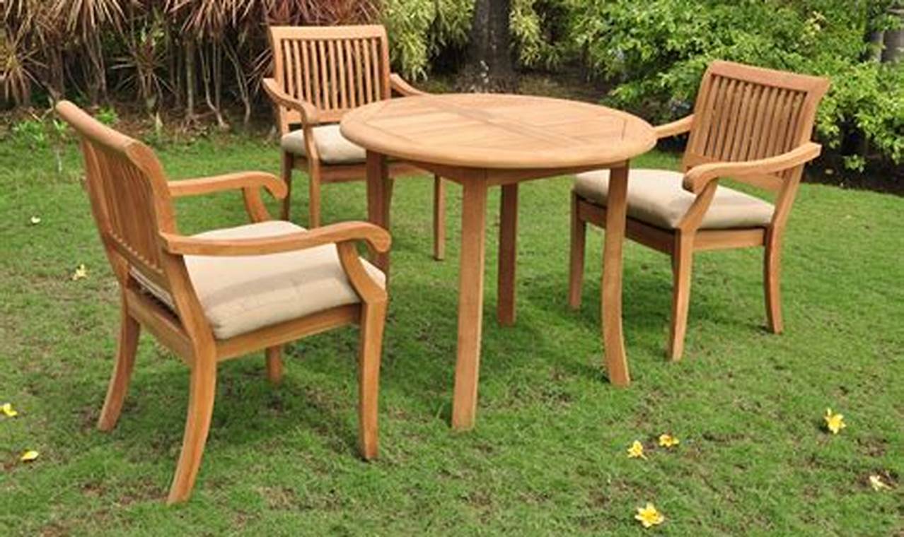 teak platform outdoor furniture