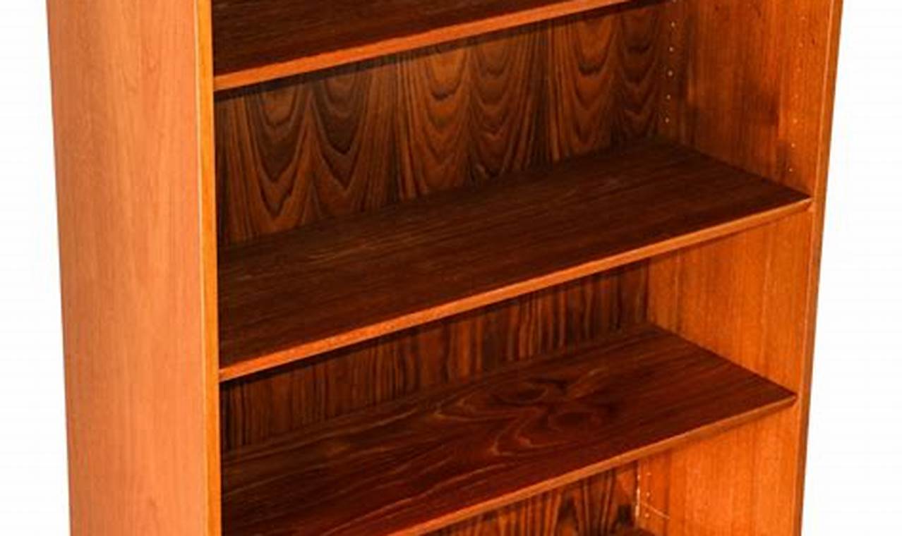 teak wood furniture bookshelf