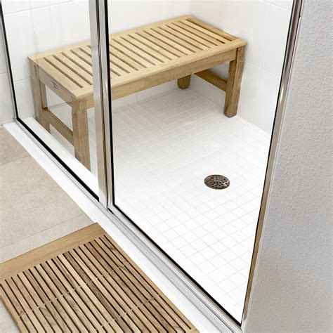 Teak Bench For Small Shower