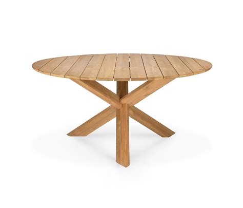 Teak Circle Dining Table