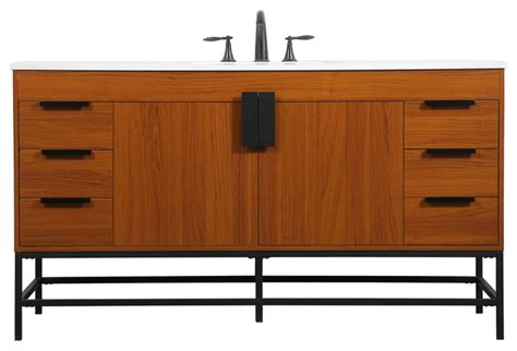 Teak Vanity 60 Single Sink