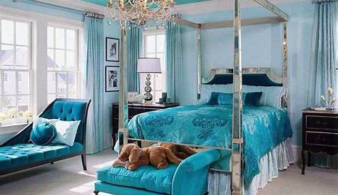 Teal And Silver Bedroom Decor