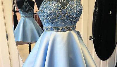 Teal Blue Hoco Dress