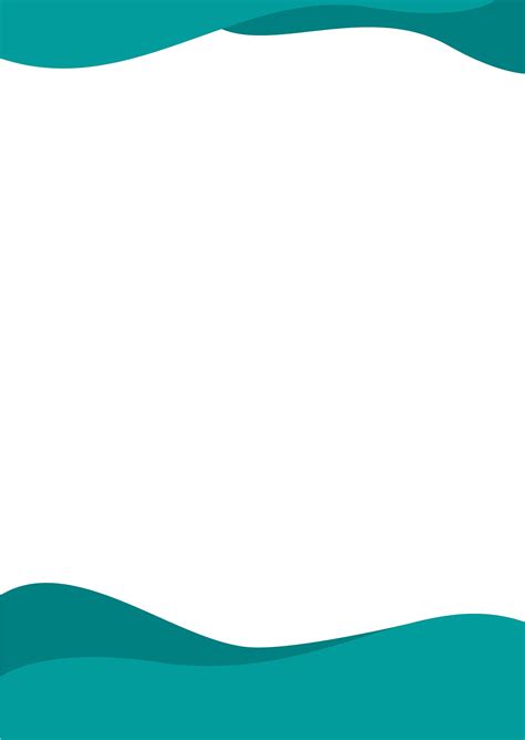 Teal Blank Free Printable