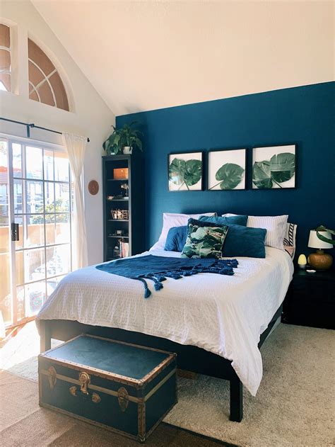 Teal Blue Bedroom