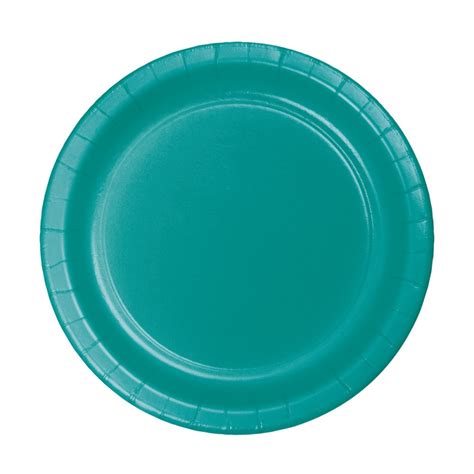Teal Colored Paper Plates