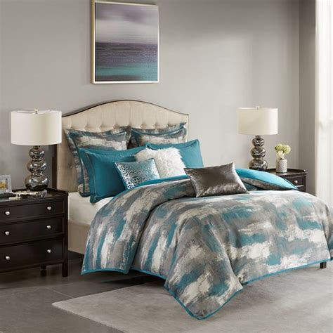 Teal Comforter Set Full/Queen